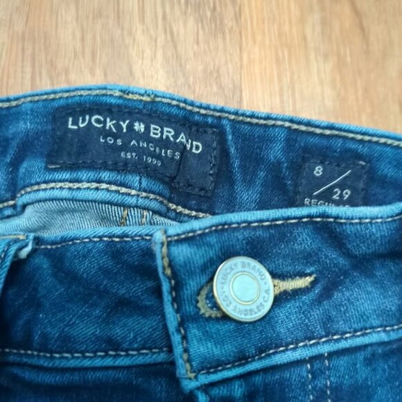 Lucky Brand Womens Size 8/29 Dark Wash Low Rise Lolita Skinny Jeans - Picture 3 of 4
